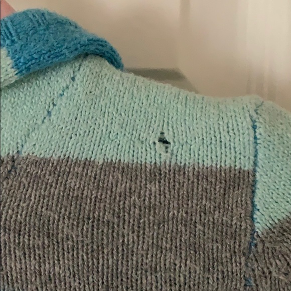 blue striped hoodie - Picture 2 of 3